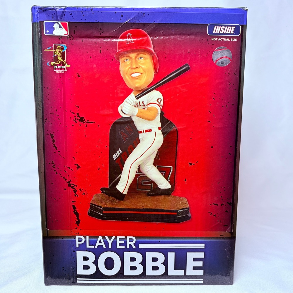 Mike Trout LA Angels FOCO Forever Collectibles Bobblehead Red MLB Player Figure